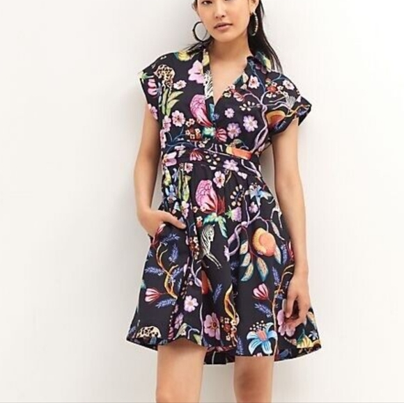 Maeve Dresses & Skirts - Floral Black Dress